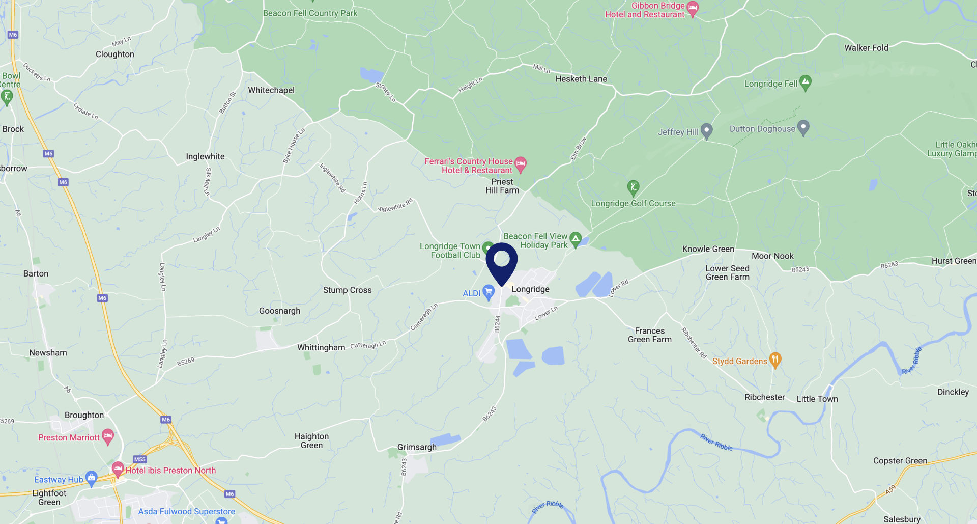 DD Cooling Location Map